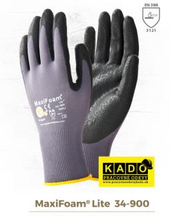Pracovné rukavice ATG MAXIFOAM LITE 34-900 atg sivo/čierne