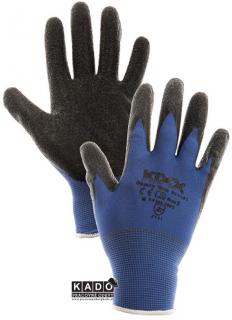 Pracovné rukavice BEASTY BLUE KIXX MODRÉ