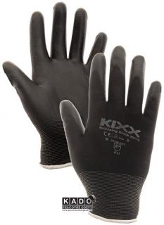 Pracovné rukavice BOUNCING BLACK KIXX ČIERNE