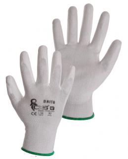 Pracovné rukavice BRITA CXS BIELE