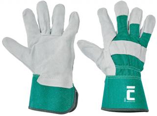 Pracovné rukavice EIDER GREEN ČERVA veľkosť 12