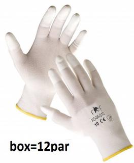 Pracovné rukavice FF LARK LIGHT HS-04-010 biele