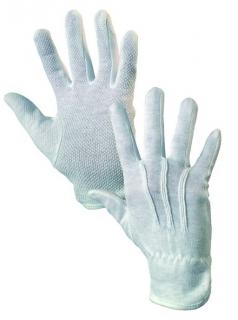 Pracovné rukavice MAWA CXS bavlnené biele