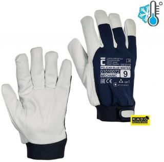 Pracovné rukavice PELICAN BLUE WINTER CERVA (Zateplené)