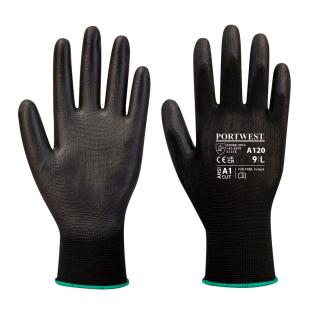 Pracovné rukavice Portwest A120 - Rukavice PU Palm čierne