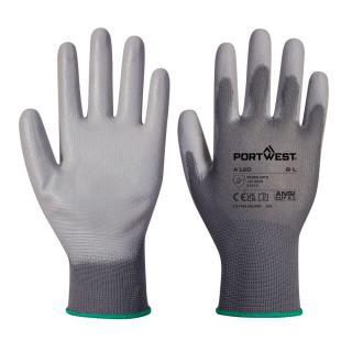Pracovné rukavice Portwest A120 - Rukavice PU Palm sivé