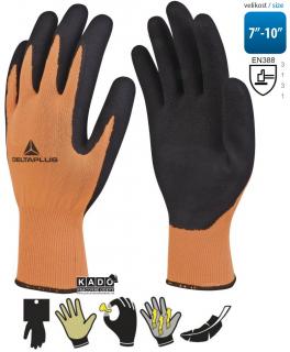 Pracovné rukavice výstražné deltaplus APOLLON oranžové