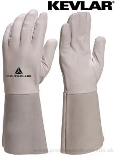 Pracovné rukavice zváračské GFA115K DELTAPLUS kevlárová niť