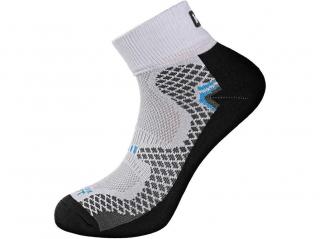 Pracovné športové ponožky SOFT CXS bielo-čierne