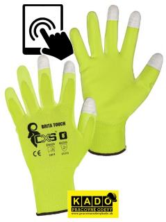 Pracovné výstražné rukavice BRITA TOUCH CXS
