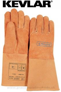 Pracovné zváračské rukavice 10-1003 WELDAS s kevlar. niťou