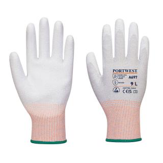 Protiporezné ESD rukavice A697 - LR13 Portwest biele