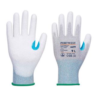 Protiporezné ESD rukavice A699 - MR13 Portwest biele