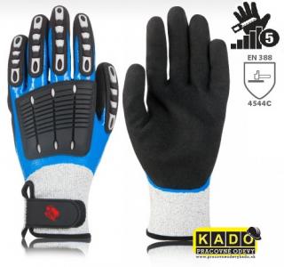 Protiporezné olejuodolné pracovné rukavice SHIELD ARDON