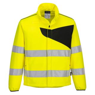 PW275 - Softshellová reflexná bunda PW2 Hi-Vis (2L) Portwest Žltá/čierna