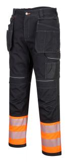 Reflexné nohavice PW307 PORTWEST HI-VIS čierno/oranžové