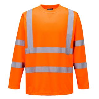 S178 - Portwest Reflexné Tričko s dlhým rukávom oranžová