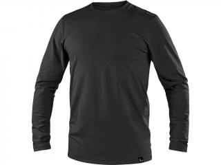 strečové bavlnené tričko SIMON CXS 180g + elastan čierne (+)