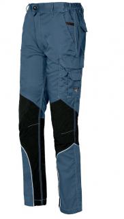 Strečové montérkové nohavice ISSA SLIM FIT 8830B/049 strednemodré ()