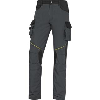Strečové pracovné nohavice MCPA2STR DELTAPLUS sivá-čierna