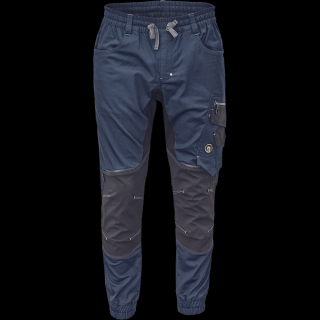 Strečové slim fit montérkové nohavice NEURUM CLS JOGGER navy