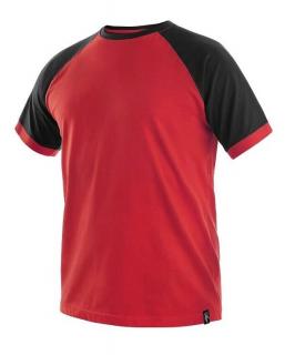 Tričko OLIVER CXS 180g červeno/čierne DOPREDAJ (+ nadrozmerné)