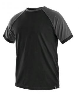 Tričko OLIVER CXS 180g čierno/sivé DOPREDAJ (+ nadrozmerné)