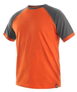 Tričko OLIVER CXS 180g oranžovo/sivé DOPREDAJ (+ nadrozmerné)