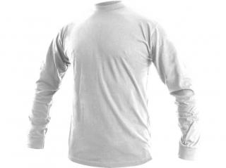 tričko s dlhým rukávom PETR CXS 140g biele