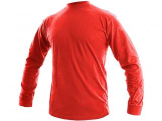 tričko s dlhým rukávom PETR CXS 140g červené