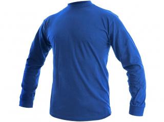 tričko s dlhým rukávom PETR CXS 140g stredne modré