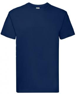 Vysokoprateľné bavlnené tričko Super Premium T FRUIT OF THE LOOM 205g navy