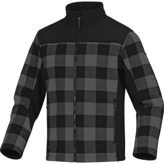 Zateplená bundo-košeľa KODIAK DELTAPLUS sivo/čierna
