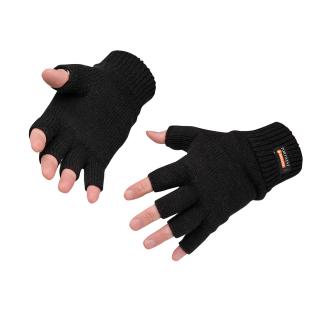 Zateplené bezprstové rukavice GL14 Portwest čierne