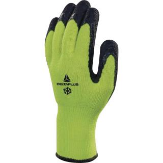 Zateplené pracovné rukavice výstražné deltaplus APOLLON WINTER žlté