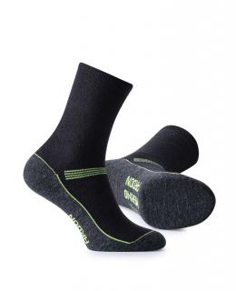 Zimné ponožky MERINO ARDON čierno/sivé