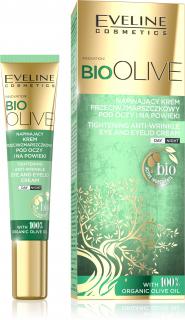 EVELINE Bio OLIVE protivráskový očný krém  (100% organický)