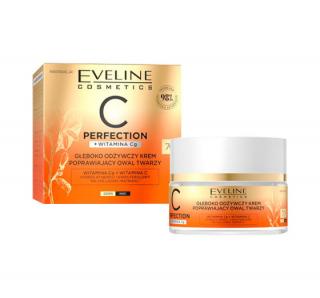 EVELINE C PERFECTION 70+ hĺbkovo vyživujúci krém formujúci kontúry tváre s vitamínom C+Cg