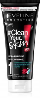 EVELINE Clean your skin ultra čistiaci gél na tvár (krok 1)