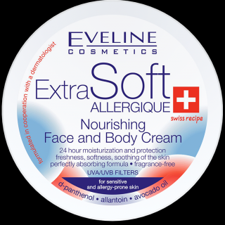 EVELINE Extra Soft antialergický výživný telový krém na tvár a telo  ()