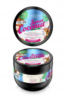 EVELINE Food for hair Sweet coconut maska na vlasy pre hydratáciu a lesk ()
