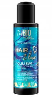 EVELINE HAIR 2 love olej na vlasy 8v1 (99% zložiek prírodného)