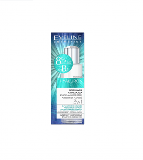 EVELINE Hyaluron Clinic intenzívna hydratačná esencia-hydrátor pod alebo na make-up 3v1