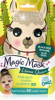 EVELINE Magic Mask zmatňujúca látková maska Llama Queen