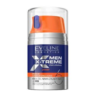 EVELINE MEN X-TREME hydratačný krém-gél pre mužov 6v1