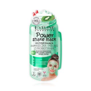 EVELINE Power Shake čistiaca BIO maska-peeling s probiotikami ()