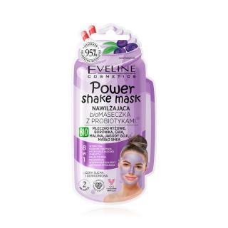 EVELINE Power Shake hydratačná BIO maska s probiotikami (95%)