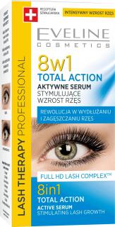 EVELINE Total Action 8v1 koncentrované sérum stimulujúce rast mihalníc ()