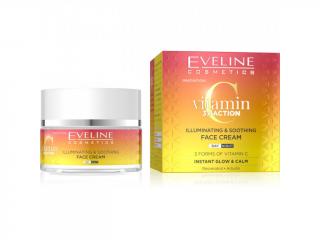 EVELINE Vitamin C 3x Action - Rozjasňujúci a upokojujúci krém na tvár