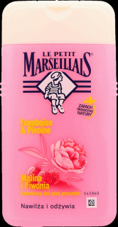 Le Petit Marseillais hydratačný a vyživujúci krémový sprchový gél - Malina a Pivónia 250ml
